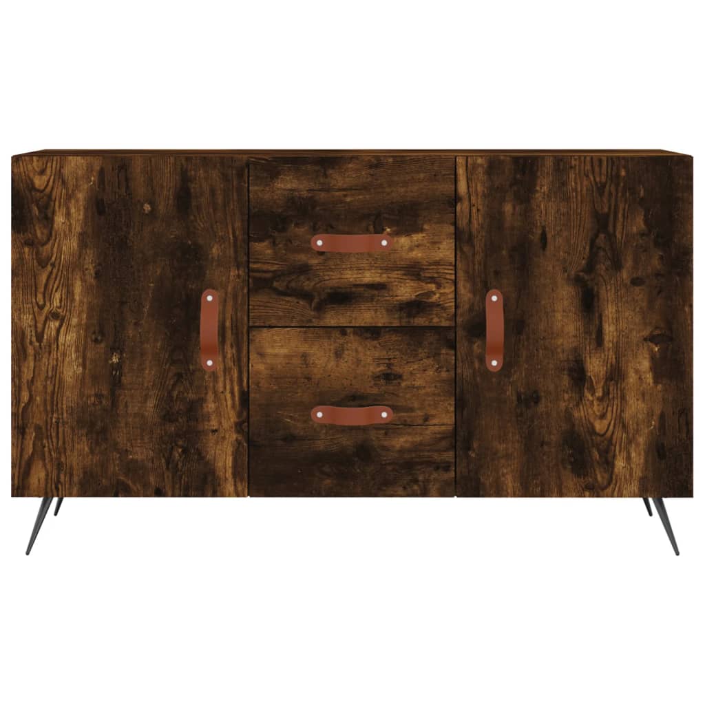 Sideboard Smoked Oak 100x36x60 cm Engineered Wood