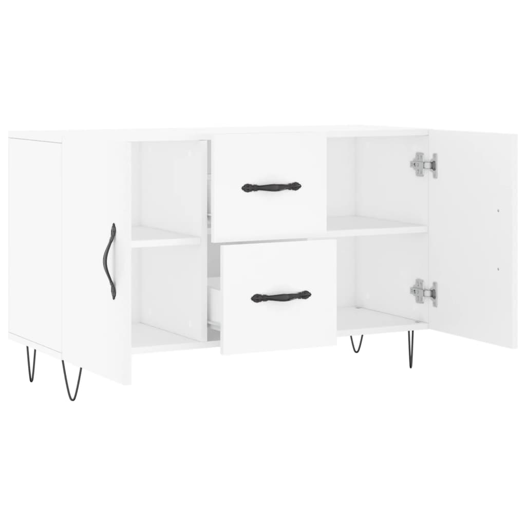 Sideboard White 100x36x60 cm Engineered Wood