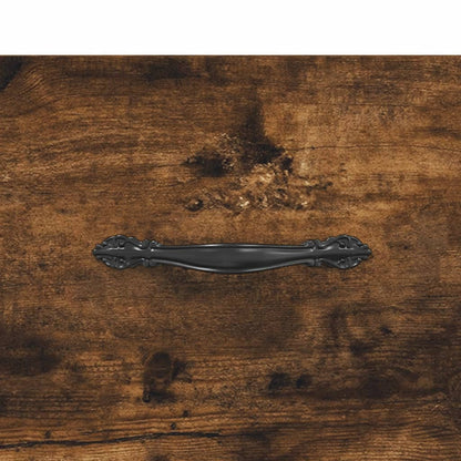 Sideboard Smoked Oak 100x36x60 cm Engineered Wood