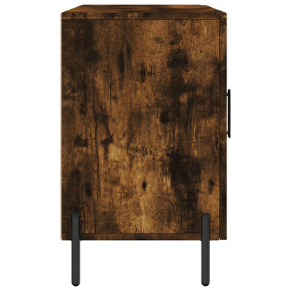 Sideboard Smoked Oak 100x36x60 cm Engineered Wood