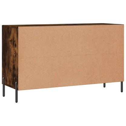 Sideboard Smoked Oak 100x36x60 cm Engineered Wood