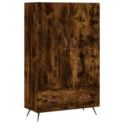 Highboard Smoked Oak 69.5x31x115 cm Engineered Wood