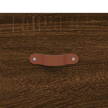 Highboard Brown Oak 69.5x31x115 cm Engineered Wood