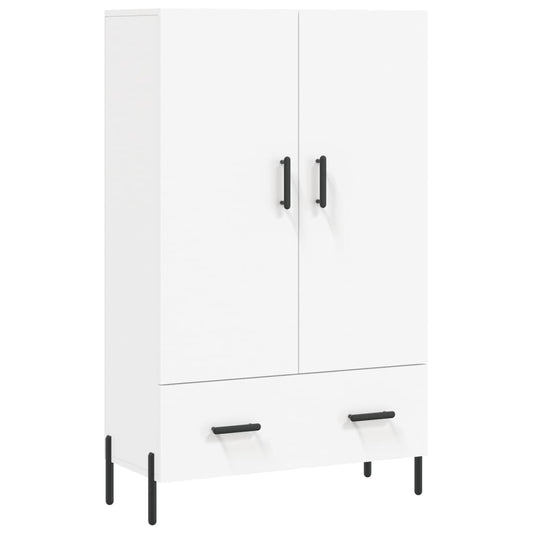 Highboard White 69.5x31x115 cm Engineered Wood