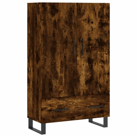 Highboard Smoked Oak 69,5x31x115 cm Engineered Wood