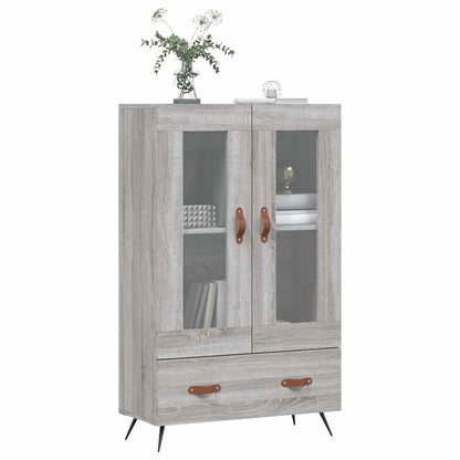 Highboard Grey Sonoma 69.5x31x115 cm Engineered Wood