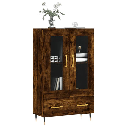 Highboard Smoked Oak 69.5x31x115 cm Engineered Wood