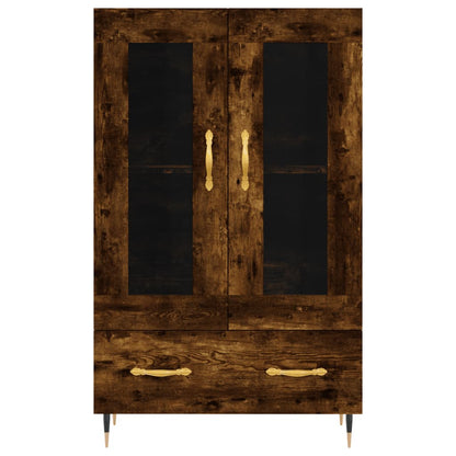 Highboard Smoked Oak 69.5x31x115 cm Engineered Wood