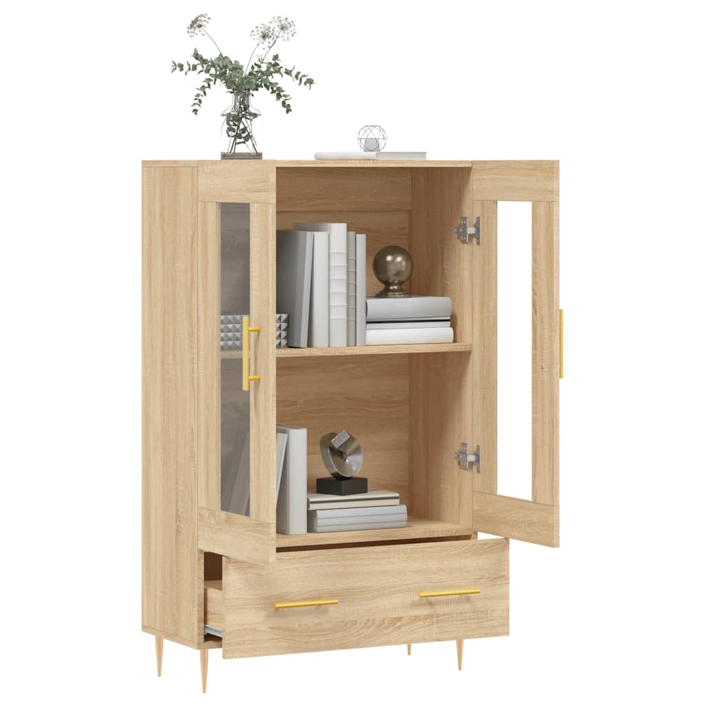 Highboard Sonoma Oak 69.5x31x115 cm Engineered Wood