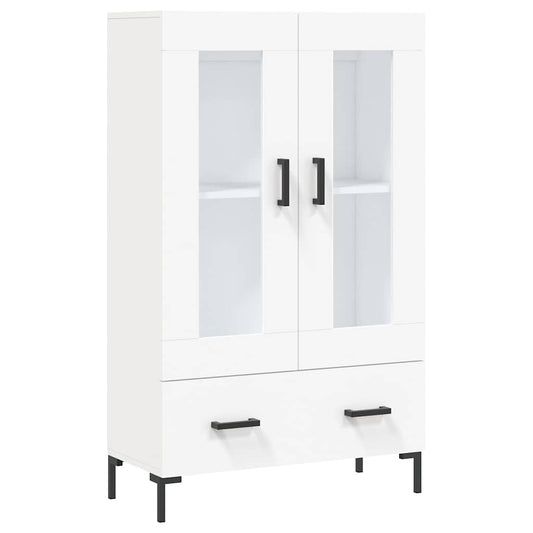 Highboard White 69.5x31x115 cm Engineered Wood