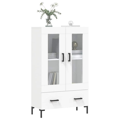 Highboard White 69.5x31x115 cm Engineered Wood