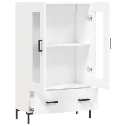 Highboard White 69.5x31x115 cm Engineered Wood