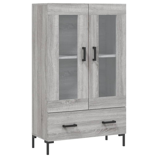 Highboard Grey Sonoma 69.5x31x115 cm Engineered Wood