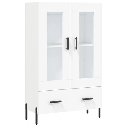 Highboard White 69.5x31x115 cm Engineered Wood