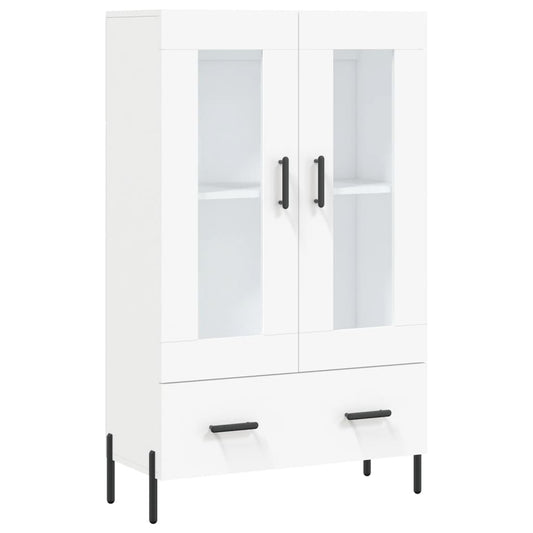 Highboard White 69.5x31x115 cm Engineered Wood