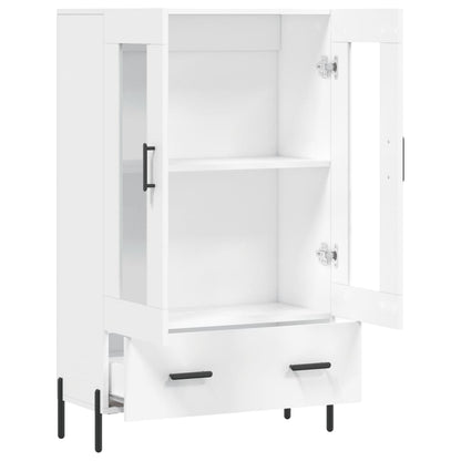 Highboard White 69.5x31x115 cm Engineered Wood
