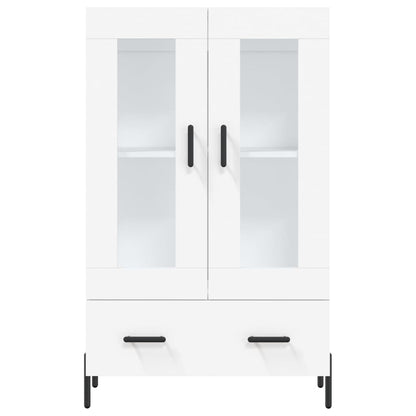 Highboard White 69.5x31x115 cm Engineered Wood
