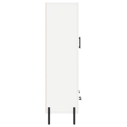 Highboard White 69.5x31x115 cm Engineered Wood