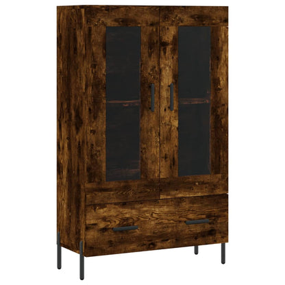 Highboard Smoked Oak 69.5x31x115 cm Engineered Wood