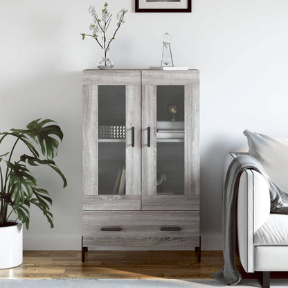 Highboard Grey Sonoma 69.5x31x115 cm Engineered Wood