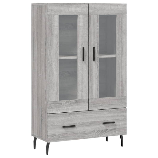 Highboard Grey Sonoma 69.5x31x115 cm Engineered Wood