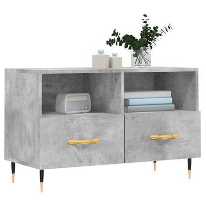 TV Cabinet | Concrete Grey | Engineered wood, Iron | Medium | TV Cabinet