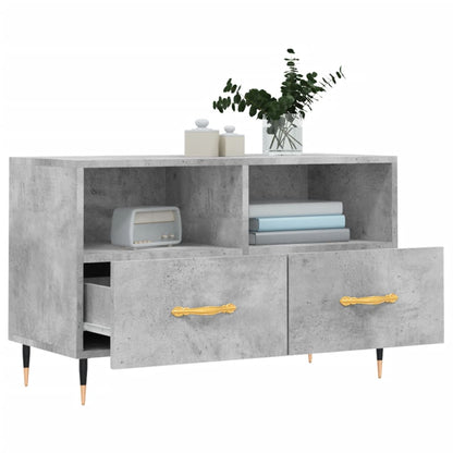 TV Cabinet | Concrete Grey | Engineered wood, Iron | Medium | TV Cabinet