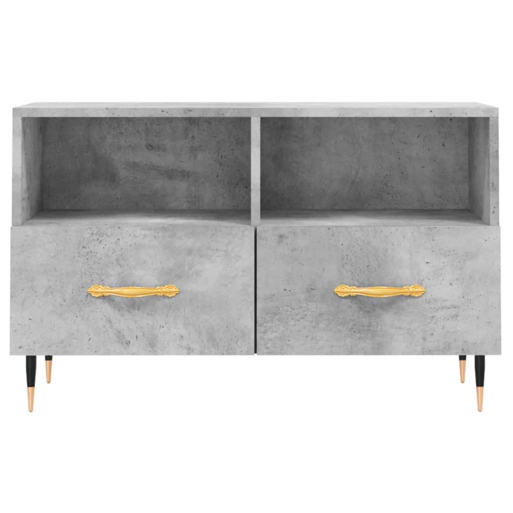 TV Cabinet | Concrete Grey | Engineered wood, Iron | Medium | TV Cabinet