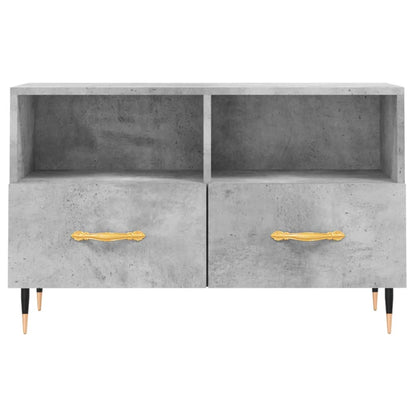 TV Cabinet | Concrete Grey | Engineered wood, Iron | Medium | TV Cabinet