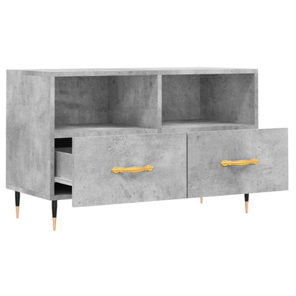 TV Cabinet | Concrete Grey | Engineered wood, Iron | Medium | TV Cabinet