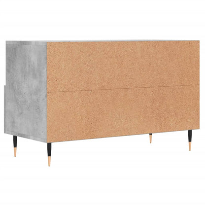 TV Cabinet | Concrete Grey | Engineered wood, Iron | Medium | TV Cabinet