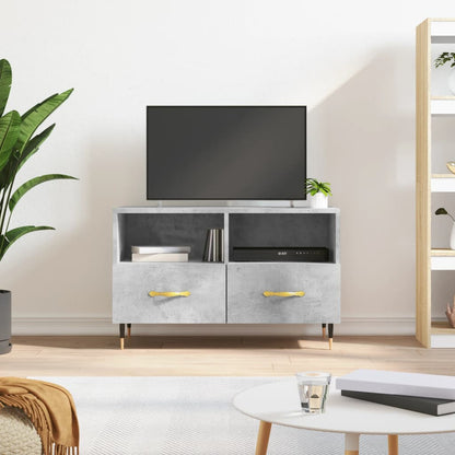 TV Cabinet | Concrete Grey | Engineered wood, Iron | Medium | TV Cabinet