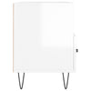 TV Cabinet High Gloss White 80x36x50 cm Engineered Wood