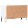TV Cabinet White 80x36x50 cm Engineered Wood