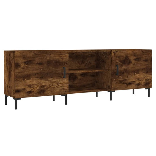 TV Cabinet | Smoked oak | Engineered wood, Iron | 150x30x50 cm