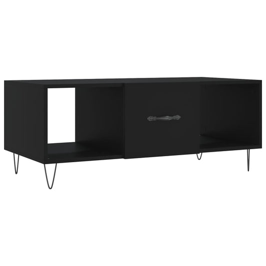 Coffee Table Black 102x50x40 cm Engineered Wood