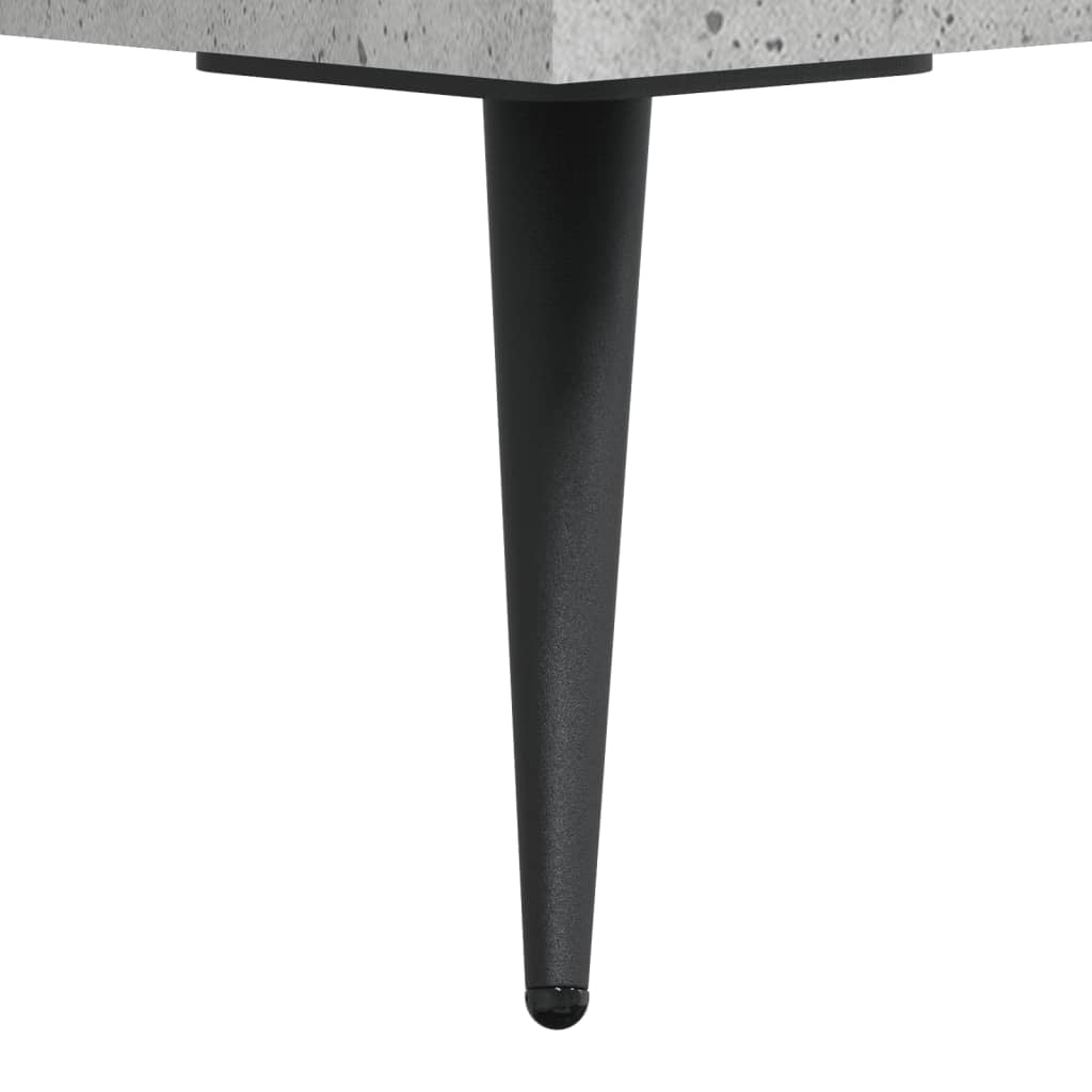 Coffee Table Concrete Grey 50x50x40 cm Engineered Wood