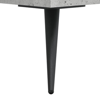 Coffee Tables 2 pcs Concrete Grey 50x50x40 cm Engineered Wood