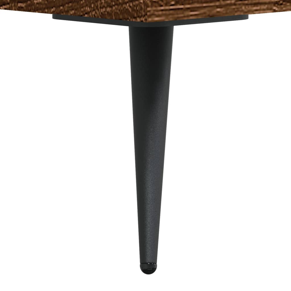 Coffee Tables 2 pcs Brown Oak 50x50x40 cm Engineered Wood