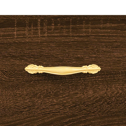 Coffee Tables 2 pcs Brown Oak 50x50x40 cm Engineered Wood