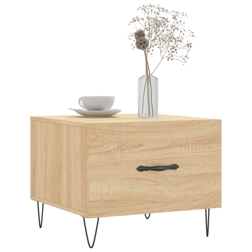 Coffee Tables 2 pcs Sonoma Oak 50x50x40 cm Engineered Wood