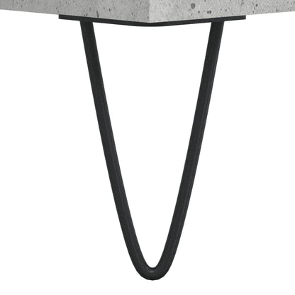 Coffee Tables 2 pcs Concrete Grey 50x50x40 cm Engineered Wood