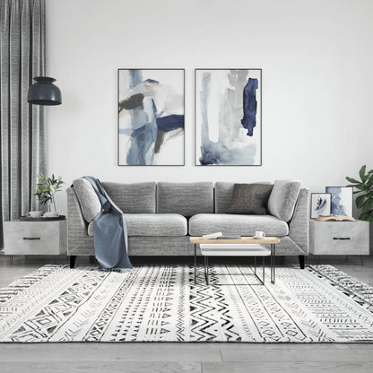 Coffee Tables 2 pcs Concrete Grey 50x50x40 cm Engineered Wood