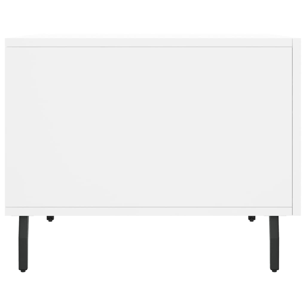 Coffee Tables 2 pcs White 50x50x40 cm Engineered Wood