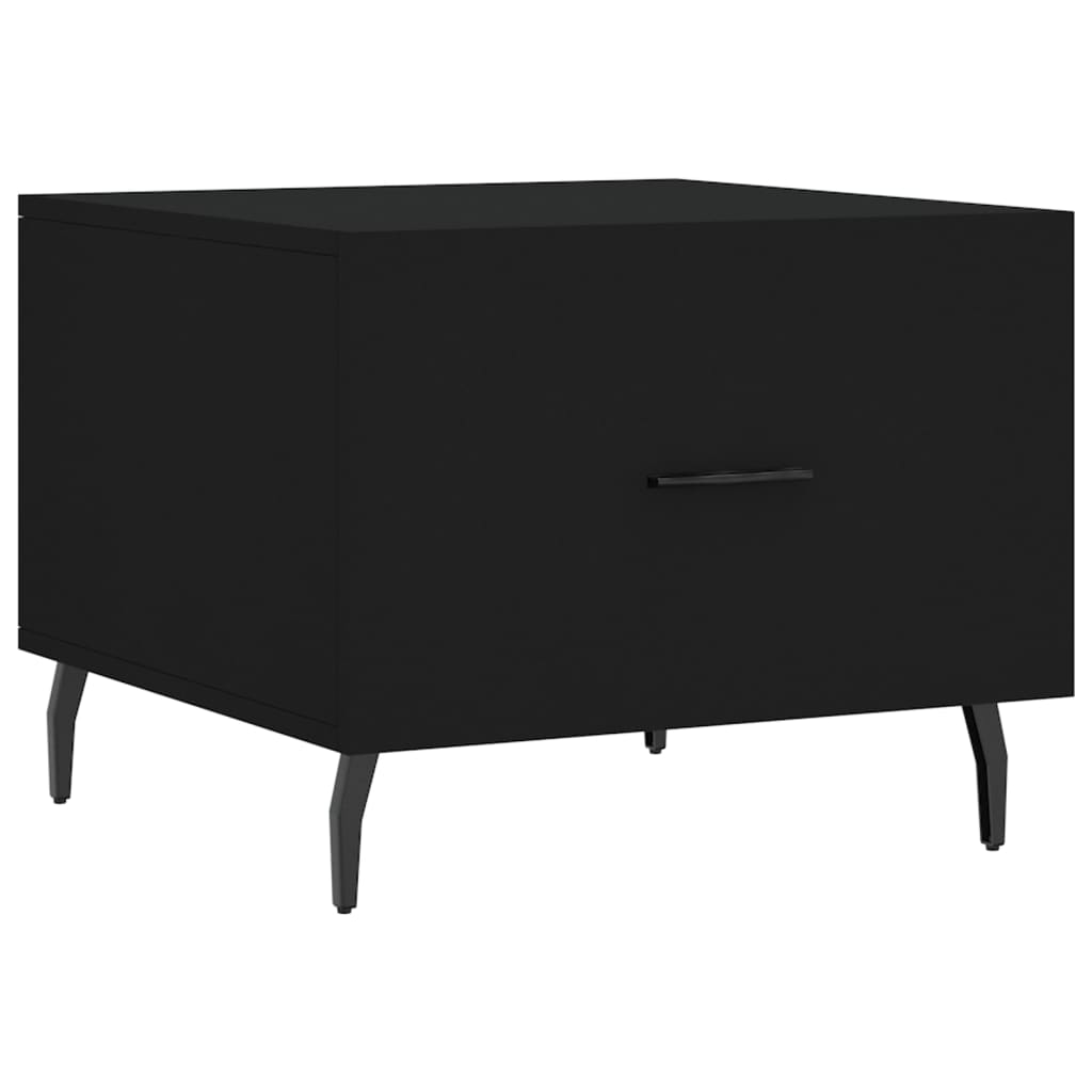 Coffee Tables 2 pcs Black 50x50x40 cm Engineered Wood
