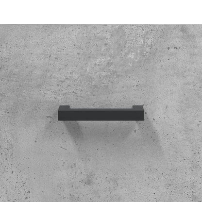 Shoe Cabinet Concrete Grey 60x35x105 cm Engineered Wood