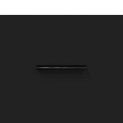 Shoe Cabinet | Black | Engineered wood, iron, aluminium | 60x35x105 cm