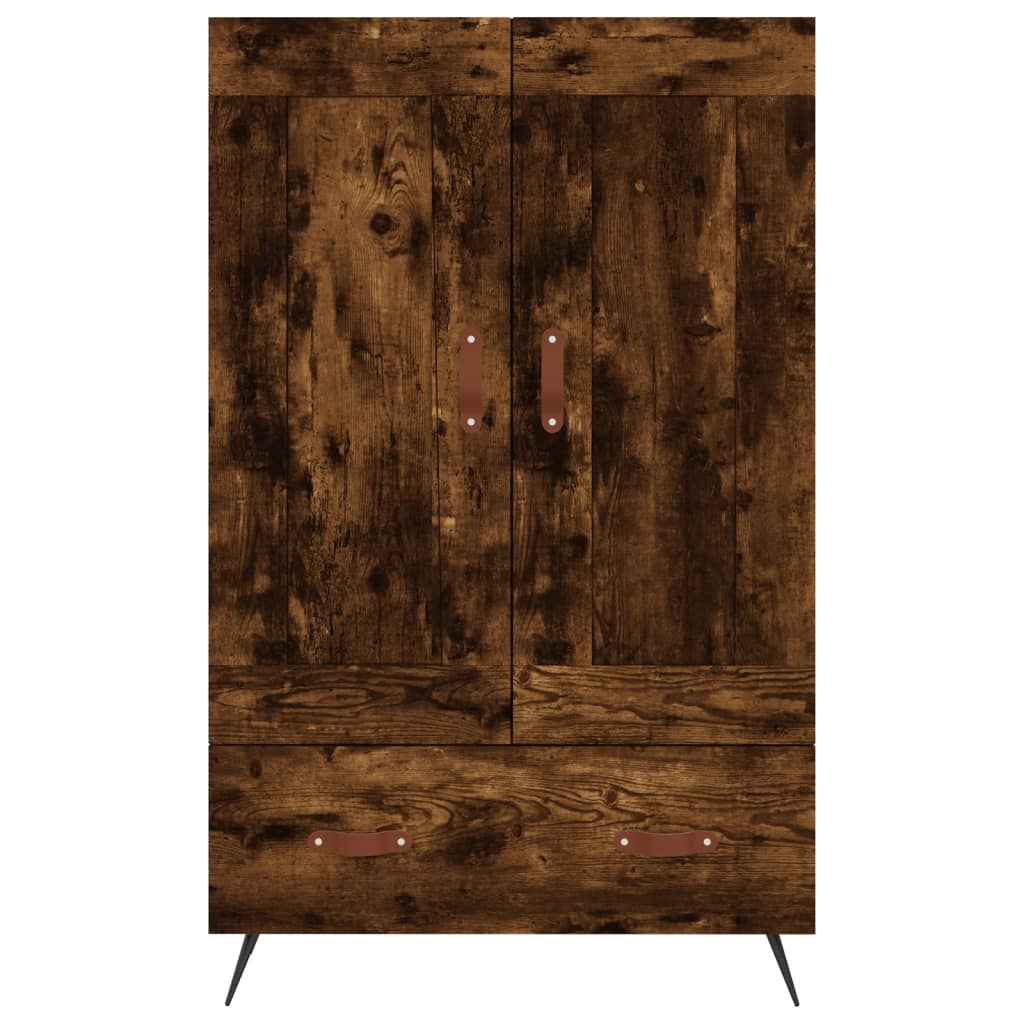 Highboard Smoked Oak 69.5x31x115 cm Engineered Wood