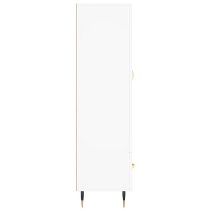 Highboard White 69.5x31x115 cm Engineered Wood