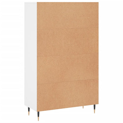 Highboard White 69.5x31x115 cm Engineered Wood